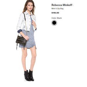 Rebecca Minkoff Mini 5 Zip Bag